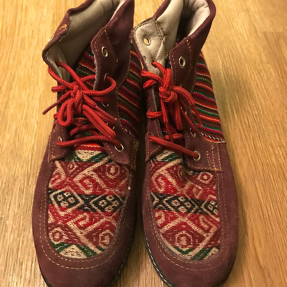 Unique fabric sneakers from Guatemala